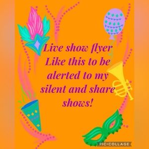 Live&Silent show flyer!Like this to be alerted!